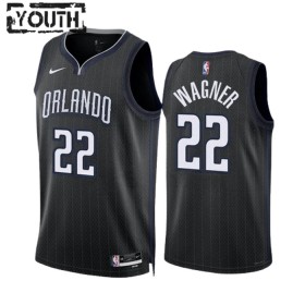 NBA Orlando Magic Trikot Franz Wagner 22 Nike 2022-23 City Edition Schwarz Swingman - Kinder